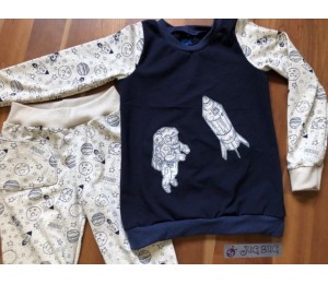 Stickserie - Weltraum Space Line Art